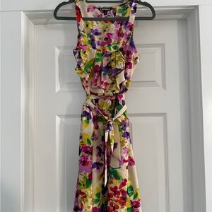 Express Multicolor Floral Dress